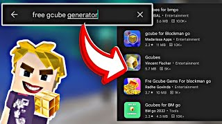 Trying All FREE GCUBES GENERATOR App!! Scam? 🤔😱 | Garena Blockman GO screenshot 5