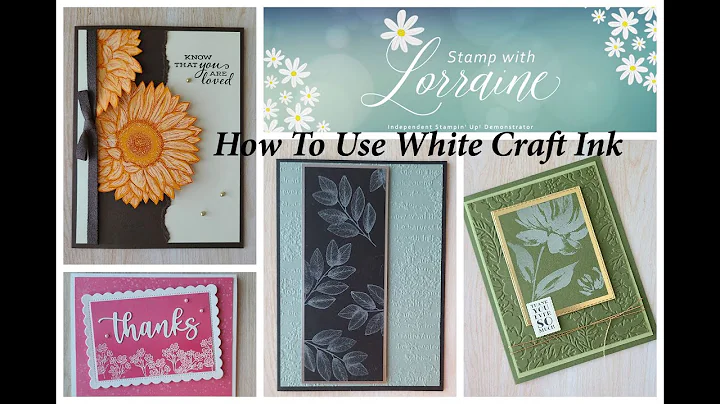 Learn How To Use White Craft Ink On Your Cards