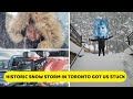 Toronto Snow Storm 2022 | Our Entrance was Blocked | Toronto Blizzard | Nigerian Living in Canada