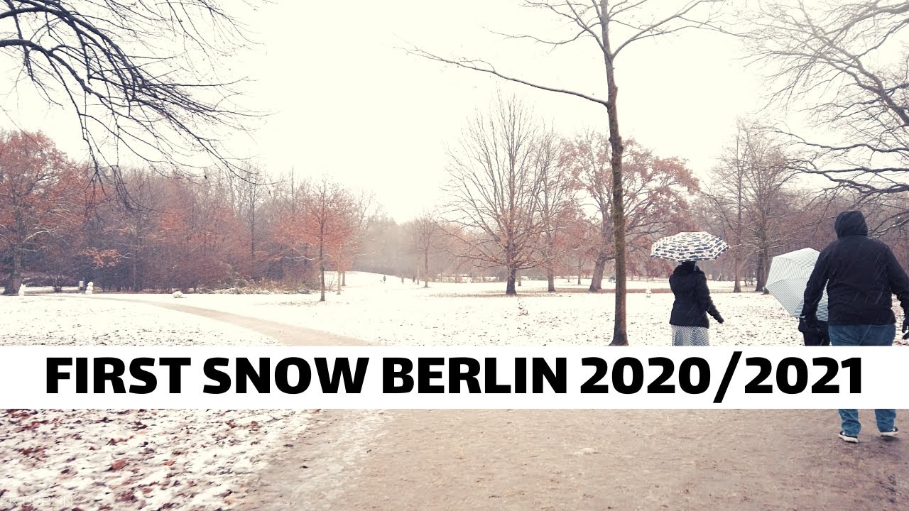 [4K] City Walk Berlin, Germany - First Snow in Berlin Winter 2020/2021 ASMR