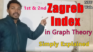 Zagreb index in Graph Theory | 1 and 2 Zagreb index | Topological Indices Graph theory AzeemAcademy