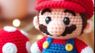 Mario Bross amigurumi ❤️💙 #crochet #amigurumi
