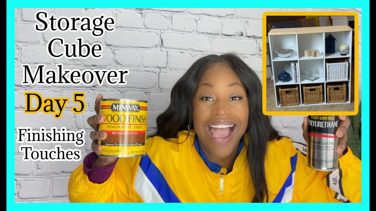 Dumpster Diving Turning Trash Into Treasure Storage Cube Makeover
