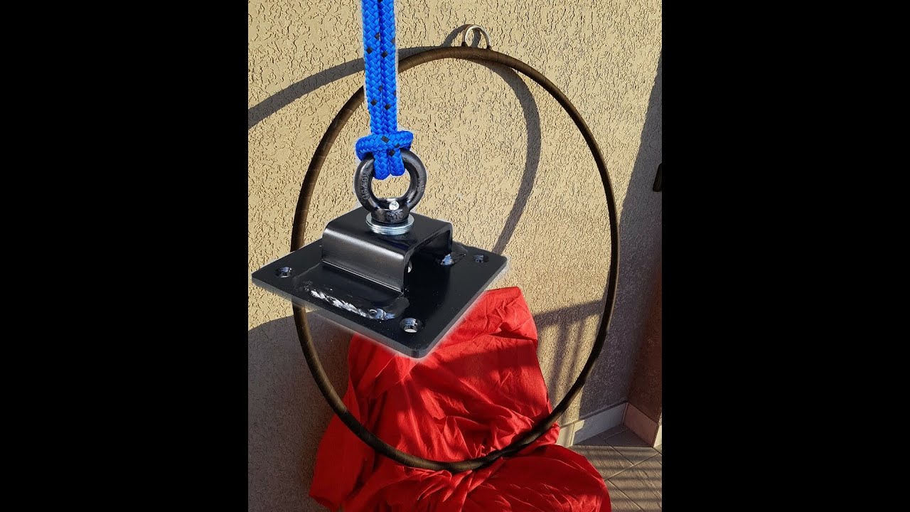 Tutorial montaggio Gancio girevole a soffitto per cerchio aereo By Peppeonedays