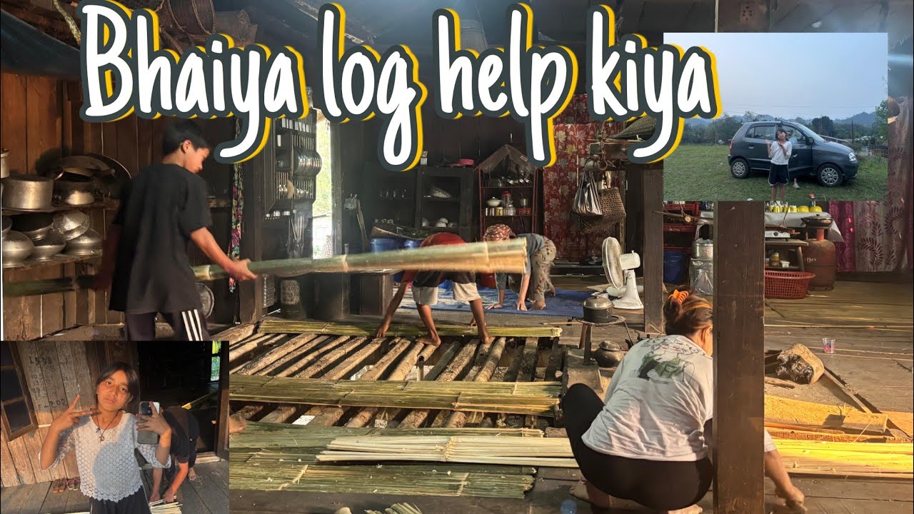 Ajjko bhaiya log help kiya 🤗#dailyvlog #arunachalpradesh #villagelifestyle