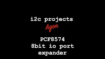01 i2c PCF8574 io port