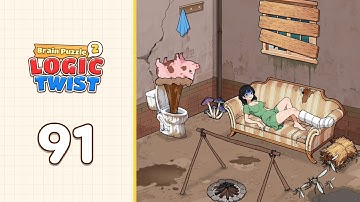 Brain Puzzle 2: Logic Twist Level 91 Help Beauty