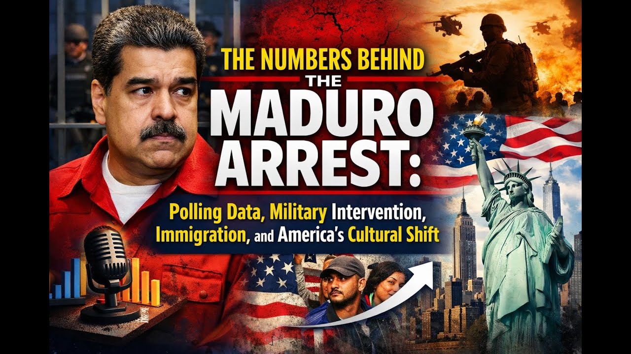 The Numbers Behind the Maduro Arrest: Polling, Military, Immigration, and America’s Cultural Shift