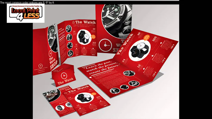 local Printed 4 less - 1000 Brochures As Low as $99 - 2 Day Turnaround