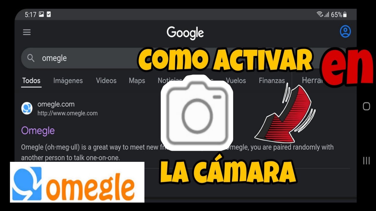 Como ACTIVAR LA CÁMARA en OMEGLE!! [Muy Fácil] 😎👍🤠 - YouTube