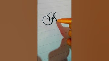 Beautiful cut marker 604 font (B) #shorts #reels #tranding #calligraphy #handwriting #cursivewriting