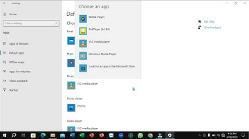 How to change default music player in windows 10