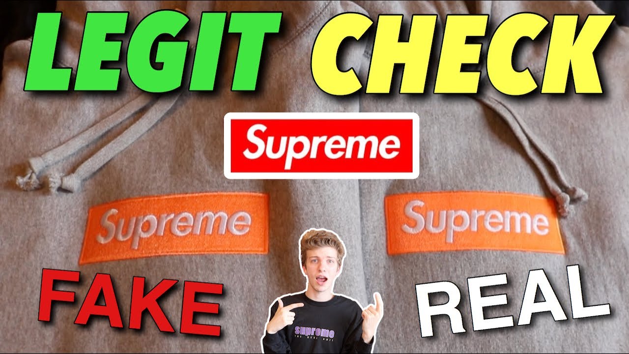 SUPREME BOX LOGO LEGIT CHECK (REAL VS FAKE) 