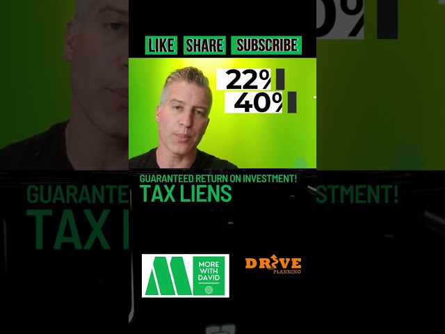 MORE WITH DAVID - TAX LIENS - GUARANTEED RETURN ON INVESTMENT! #shorts