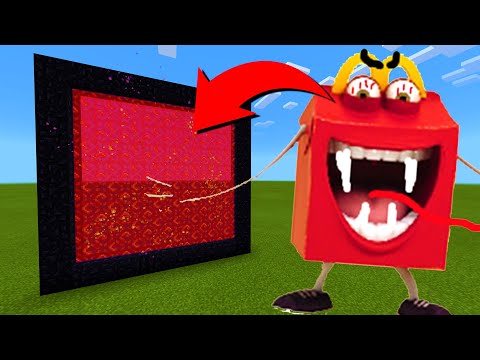 How To Make A Portal To The McDonalds 3AM Dimension in Minecraft!