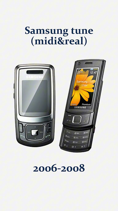 📱 Samsung Original Ringtones Evolution (2006-2023) – Nostalgic Sounds! #mobile #smartphone #retro
