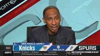"Knicks should be worried right now!" - Stephen A. on Wemby & Spurs to advanced to NBA Finals