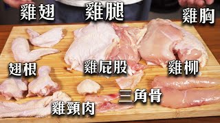 如何把全雞去骨雞肉分切教學剔骨刀實際操作