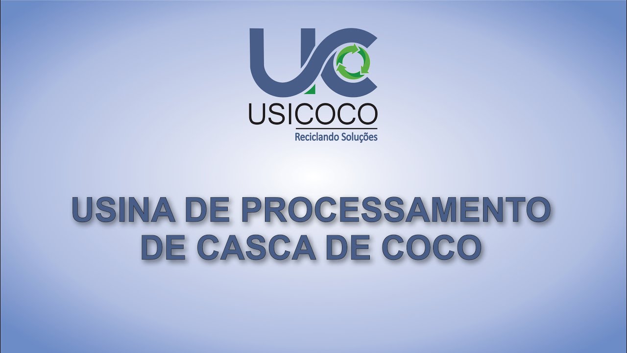 Usina de Processamento de cascas de coco para produção de Fibra e Pó de coco.
