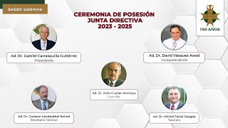 CEREMONIA DE POSESIÓN JUNTA DIRECTIVA ANM 2023 - 2025