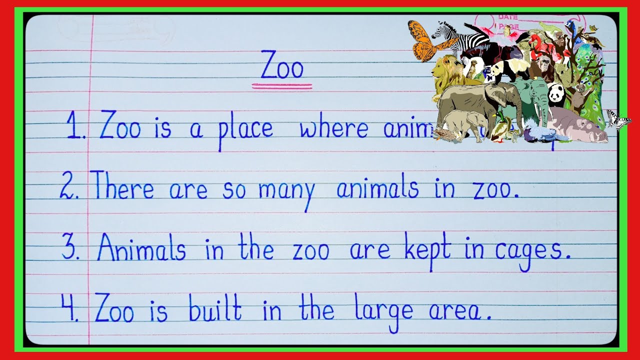 opinion essay about zoo