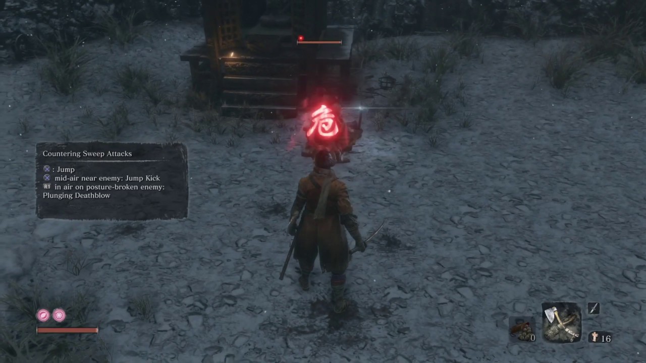 Sekiro Shadows Die Twice Training / Countering Sweep Attacks YouTube