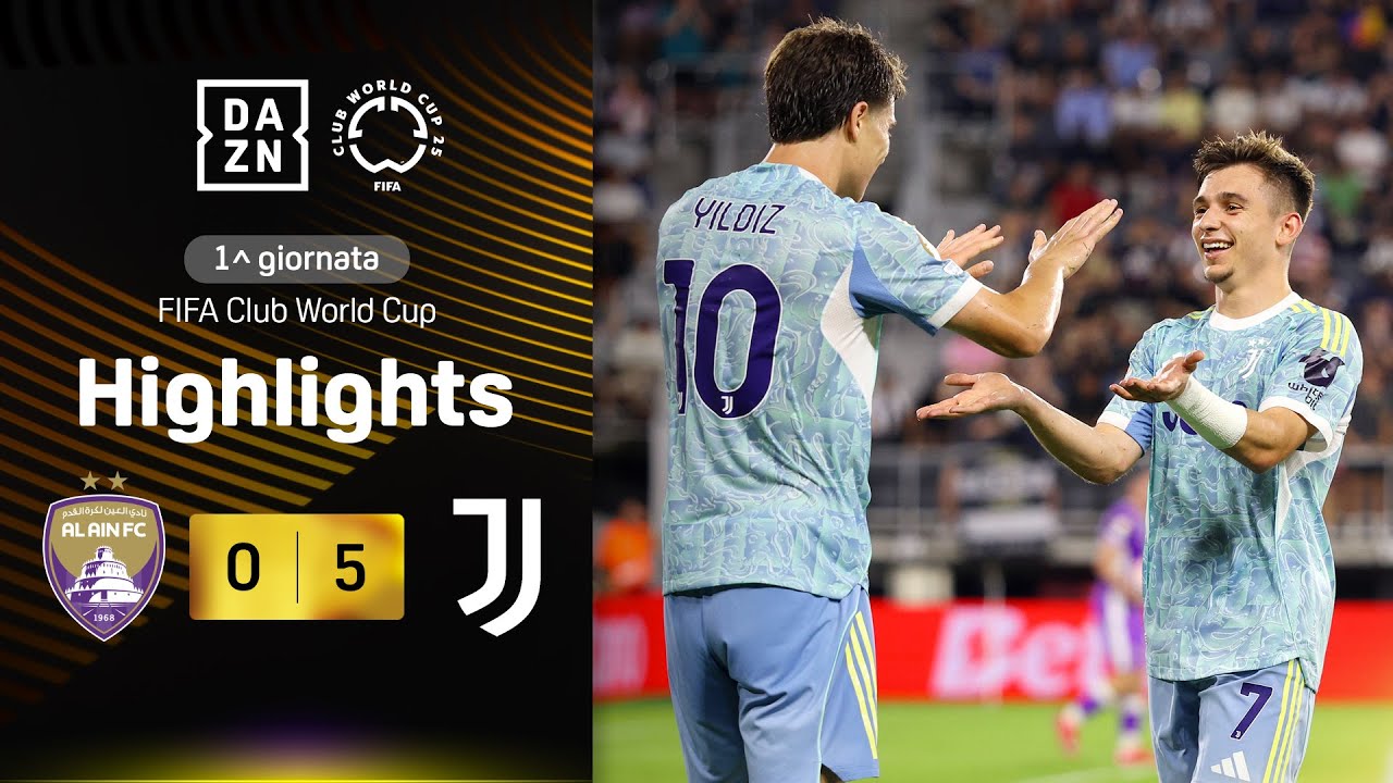 KOLO MUANI e CONCEICAO super, brilla YILDIZ: Al Ain-Juventus 0-5 | FIFACWC | DAZN Highlights
