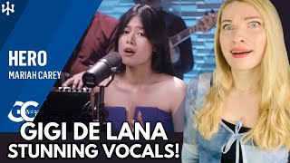 Vocal Coach/Musician Reacts: Gigi De Lana 'Hero' Mariah Carey Cover with GIGI VIBES Band!