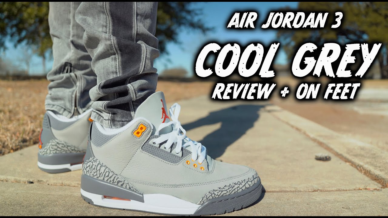 Air Jordan 3 Cool Grey On Feet Review Watch Before You Buy Youtube