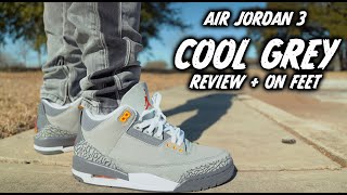 Air Jordan 3 Cool Grey On Feet Review Watch Before You Buy Youtube