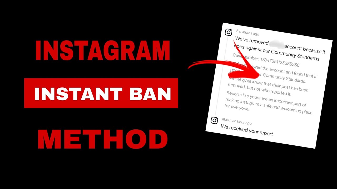 Instant Ban Method Instagram | TEAM LNX 