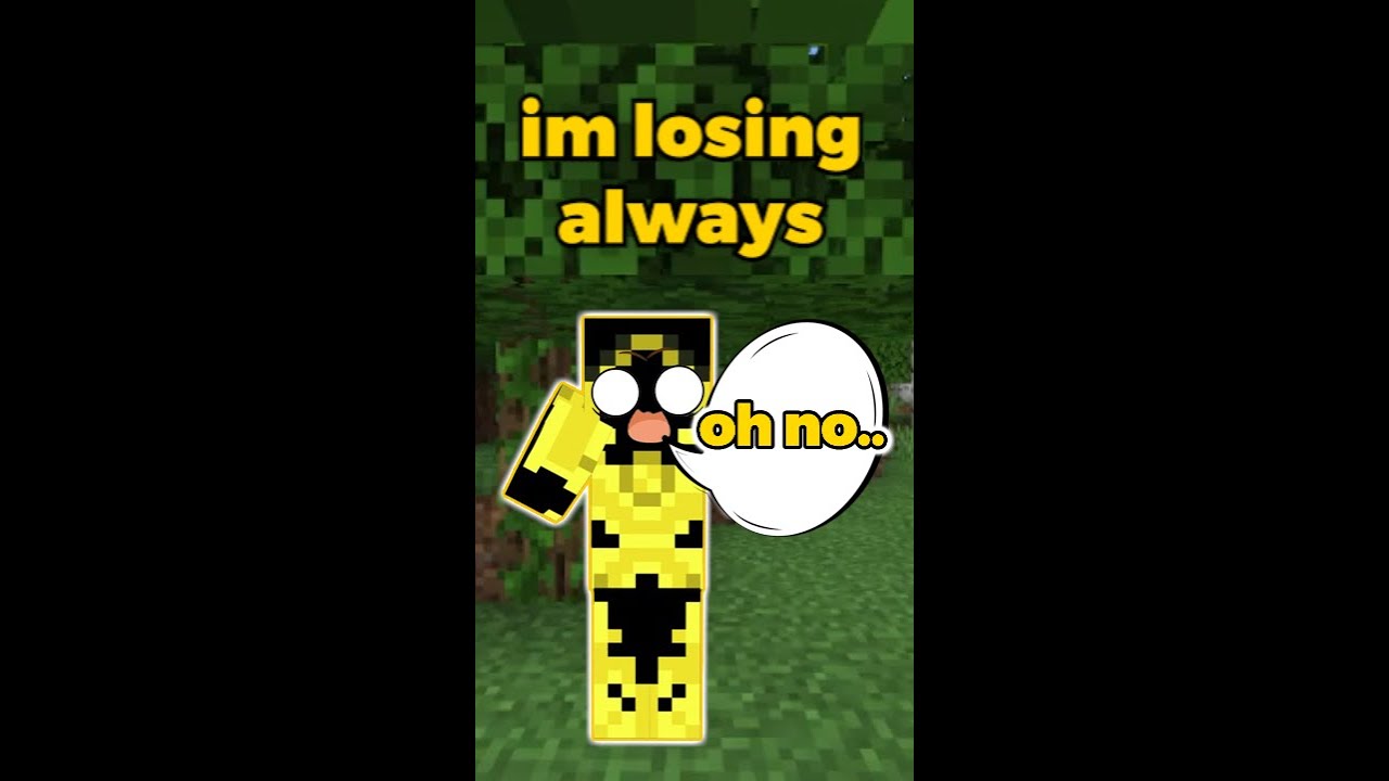 minecraft, but I can't touch green  #shorts #minecraft