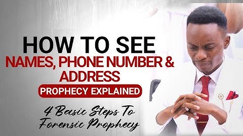 How to See Names, Addresses, and Numbers in the Prophetic | Spiritual Insights & Practices