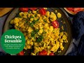Chickpea Scrambled Eggs - How To Make VEGAN CHICKPEA SCRAMBLE - Easy Alkaline Egg Replacement Recipe