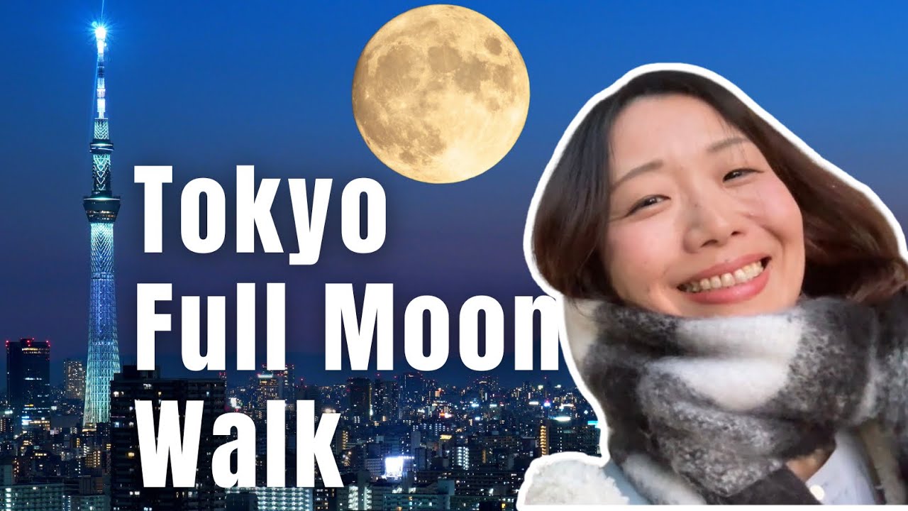 Tokyo Full Moon Dinner & Shopping Livestream in Tokyo!🌃🍣🍱🛍️#tokyolivestream 