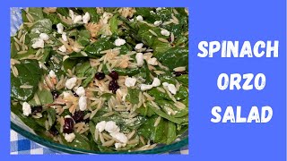 Spinach and Orzo Salad