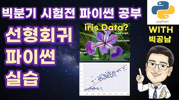 빅데이터 분석기사 시험전 파이썬 실습 선형회귀 Linear Regression [빅분기 필기 빅분기 실기]