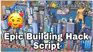 SimCity Epic Building hack script