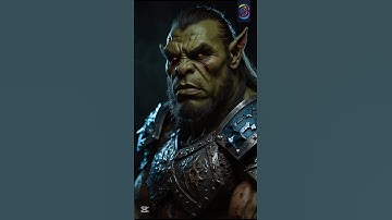 My AI Design Reel -Fan made Warcraft art concept - Thrall. #art #gaming #ai #fun #shorts