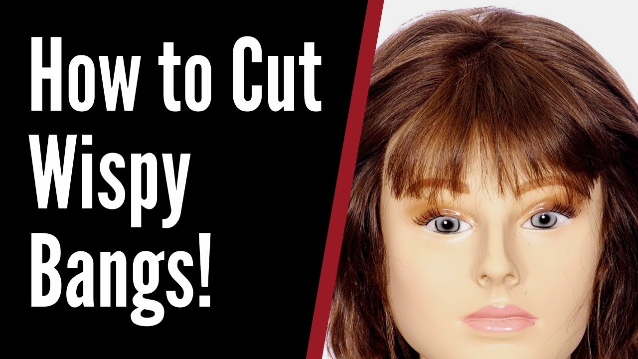 How To Cut Wispy Bangs Thesalonguy Youtube
