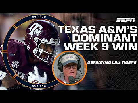 Texas A&M EXERCISED DEMONS in blowout win over LSU 😤 | SVPod