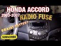 Honda Accord Radio Fuse