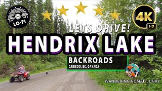 LETS DRIVE! Taking the Backroads in Cariboo BC to Hendrix Lake - Scenic