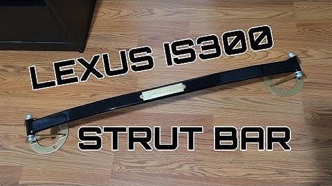 Custom strut bar for lexus is300