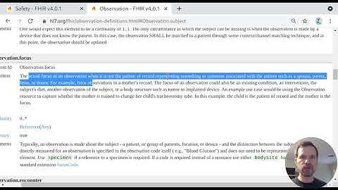 #17: Safety Checklist (Observation.focus) -- A Guided Walk Through FHIR