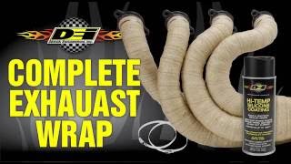 Exhaust Wrap in three easy steps
