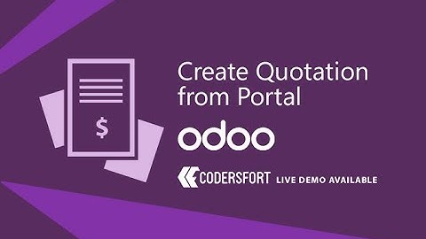 How to Create easy Quotation from Portal in odoo | odoo Portal Sale Quotation Create