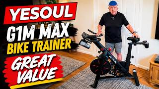 YESOUL G1M MAX BIKE TRAINER - GREAT VALUE - EASY TO GET A GREAT WORKOUT