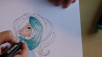 How to use Spectrum Noir, Copics and Promarkers (tutorial) Part 1