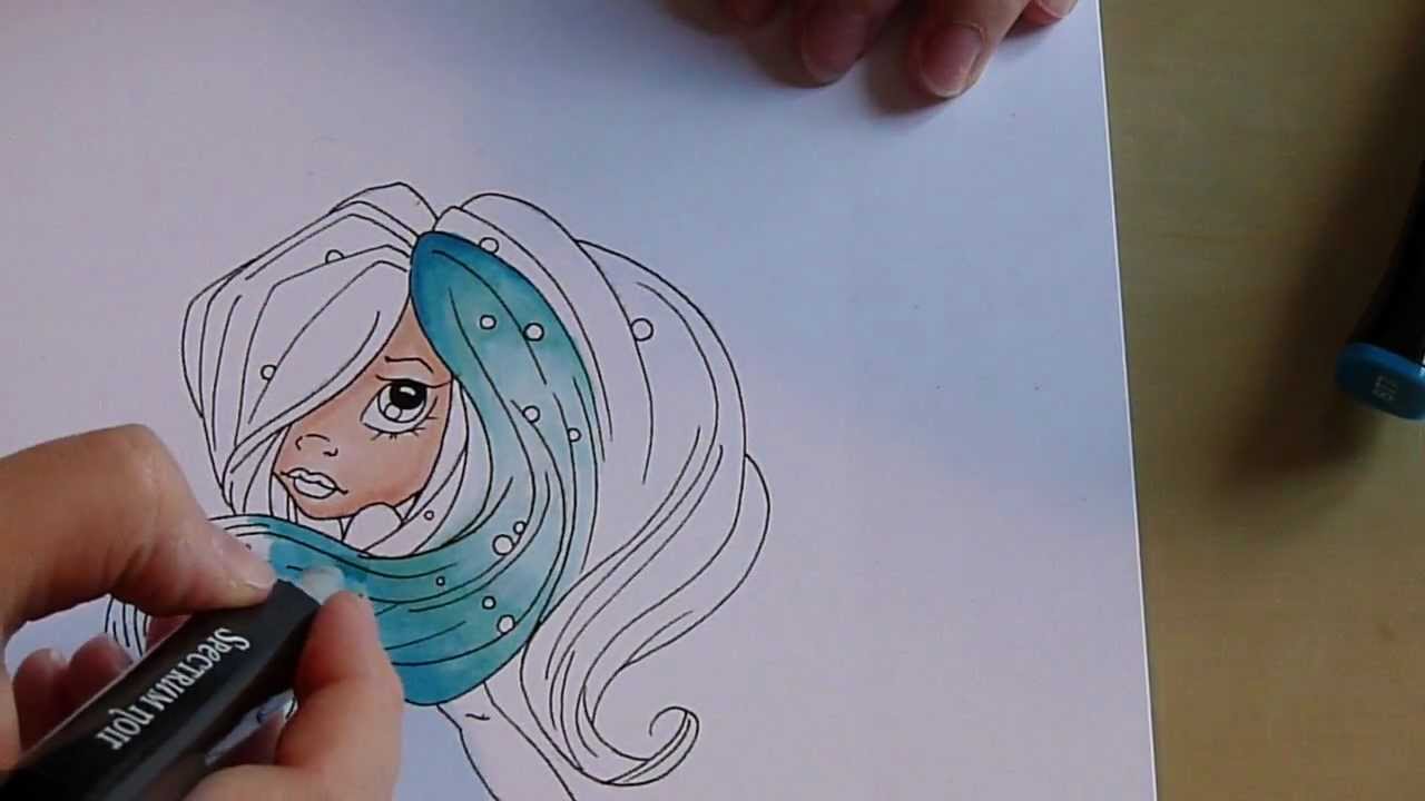How To Use Spectrum Noir Copics And Promarkers Tutorial